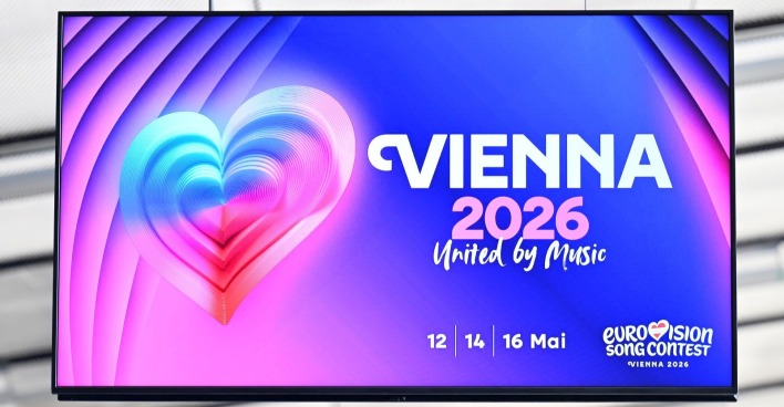 Innenansicht der Wiener Stadthalle am Montag, 25. August 2025. Wien ist Austragungsort des 70. Eurovision Song Contests