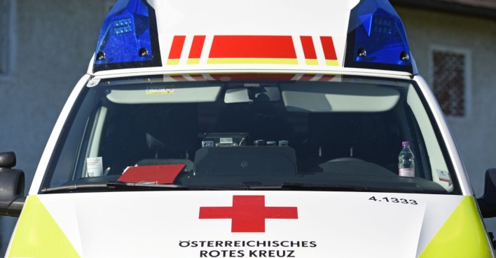 Rettungswagen des Roten Kreuz