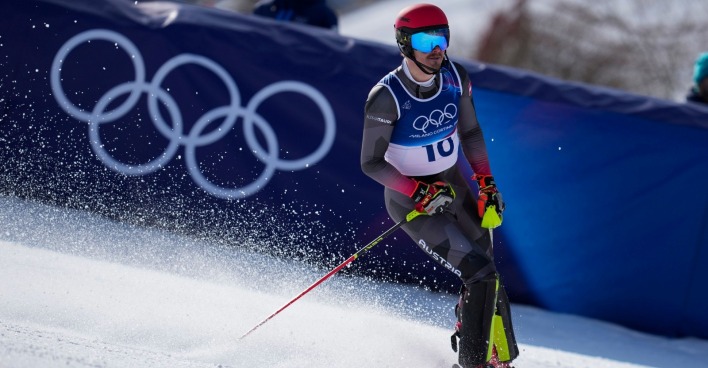 Slalom Herren Olympia: Für Manuel Feller und das ÖSV-Team ist es die letzte Medaillen-Chance.