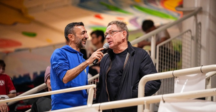 Ralf Rangnick bei den Fortuna Indoor Masters in Salzburg.