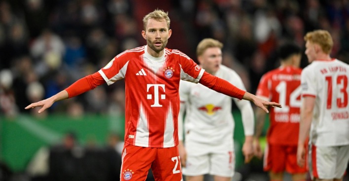 Konrad Laimer: Einsatz im DFB-Pokal vs RB Leipzig.