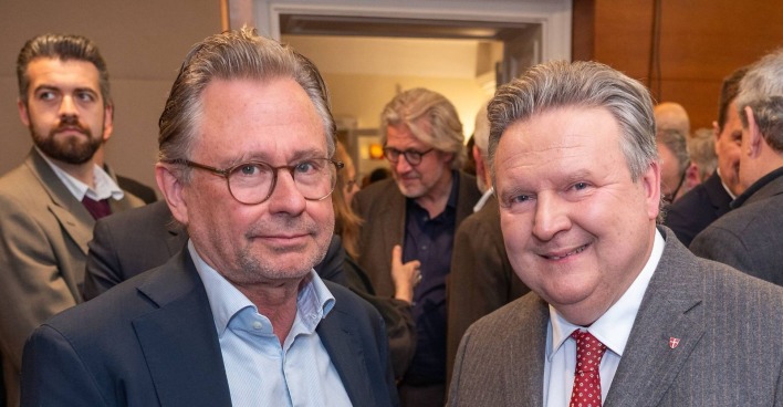 Michael Ludwig und Alexander Wrabetz bei einer Veranstaltung in Wien; Alexander Wrabetz hat einen neuen Job bei der Stadt Wien.