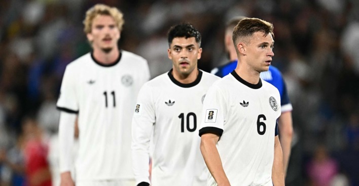 Deutschland bei einem WM-Qualifikationsspiel.