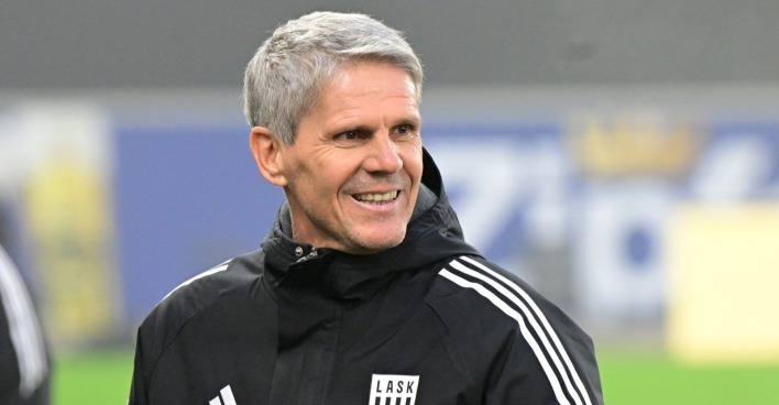 Archivbild von LASK-Trainer Dietmar Kühbauer.