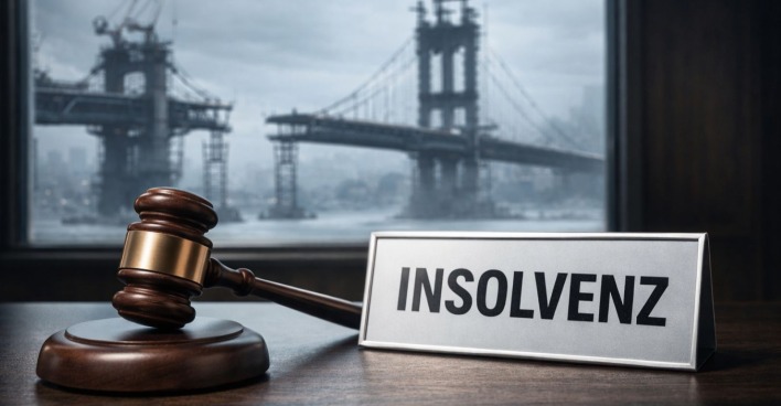 Themenbild zur Insolvenz der GTB Bau GmbH in Anif