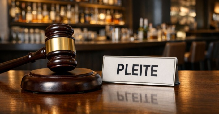 Themenbild für den Konkurs der hb cocktailerie GmbH, Betreiberin der Augustbar in Dornbirn