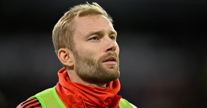 Konrad Laimer im Trikot des FC Bayern München