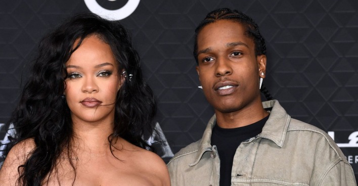 Rihanna und A$AP Rocky bei einem Event – nach Schüssen auf Rihannas Haus in Los Angeles wurde eine Verdächtige festgenommen.