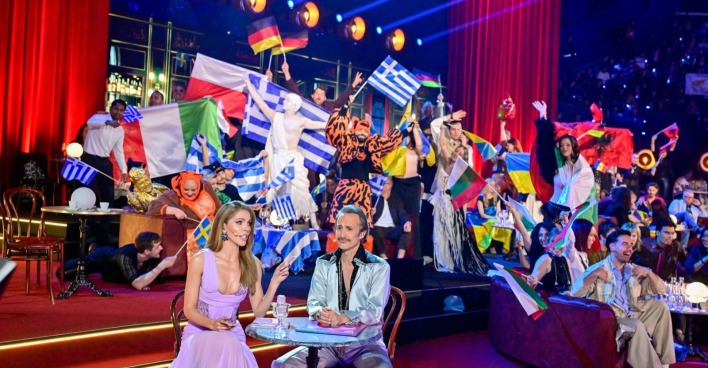 ESC 2026 Wien Publikum Fans Europa Flaggen Finale Eurovision Song Contest Ergebnisse Stimmung