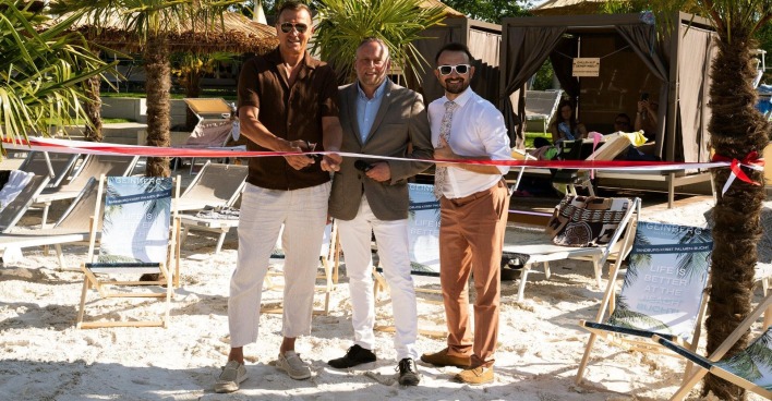 Bei der Eröffnung: Thermenleiter Walter Stattmann, Dietmar Petermandl (Prokurist und Leiter Technik des Spa Resort Geinberg) und Bernhard Sänger (Director of Operations)