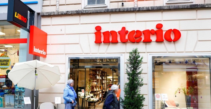 Außenansicht der interio-Filiale in Linz