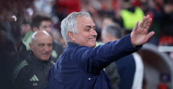 José Mourinho während einem Champions-League-Spiel.