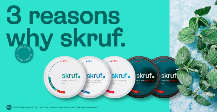 Dosen in Weiß und Petrol von skruf | Credit: skruf