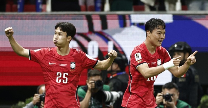 Südkorea Spieler jubeln nach Sieg gegen Tschechien bei der Fußball WM 2026