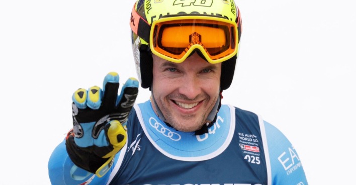 Christof Innerhofer bei einem Skirennen.