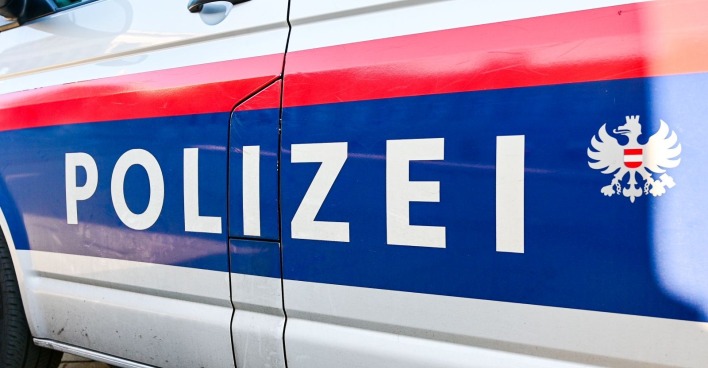 Außenansicht eines Wiener Polizeiwagens