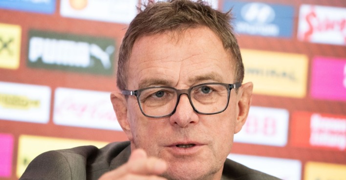 Teamchef Ralf Rangnick am Dienstag, 04. November 2025, während der ÖFB Kaderbekanntgabe in Wien vor den WM-Quali-Spielen gegen Zypern und Bosnien-Herzegowina.