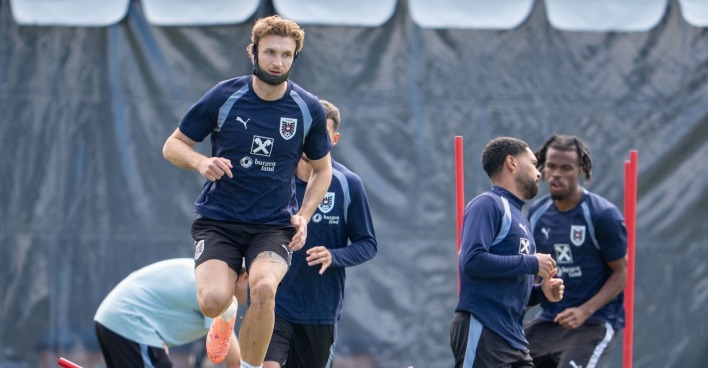 Stefan Posch beim Abschlusstraining vor Argentinien-Spiel.