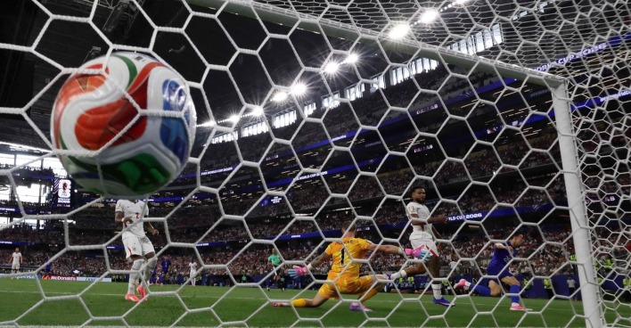 England Tor gegen Kroatien WM 2026 Ball im Netz Gruppenspiel Dallas