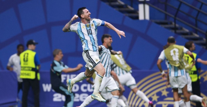 Messi und Argentinier jubelten im Sieg gegen Ägypten im Achtelfinale der WM 2026