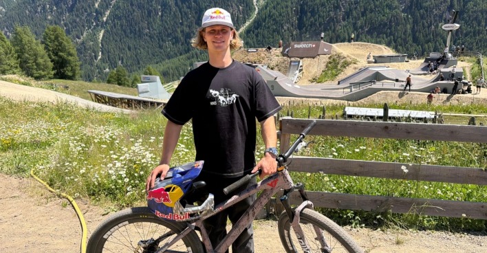 Erik Fedko gehört zu den besten Slopestyle-Mountainbikern Deutschlands.