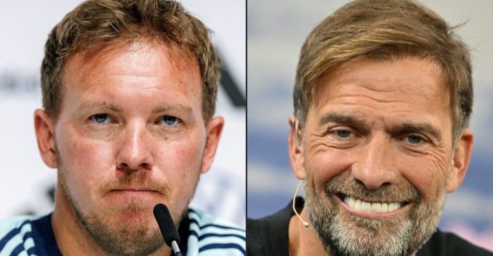 Julian Nagelsmann und Jürgen Klopp: Der Erfolgscoach will sich zunächst einen Überblick über den deutschen Fußball verschaffen.