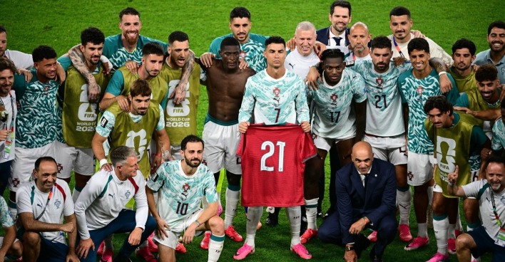 Portugal vs. Kroatien: Cristiano Ronaldo gedachte nach dem Sieg Diogo Jota.