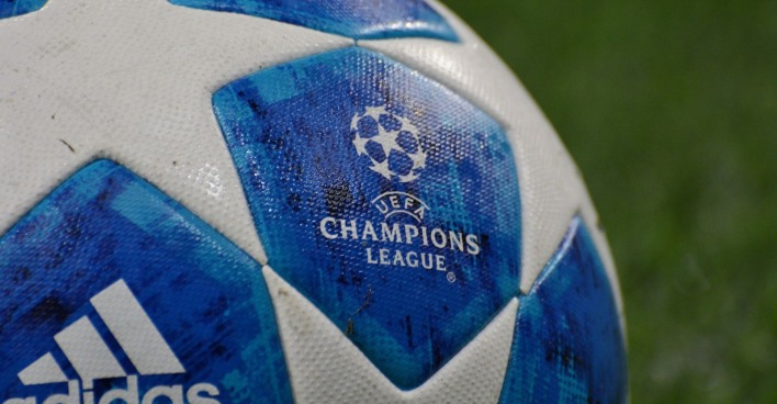 Spielball der UEFA-Champions-League als Themenbild für das Qualifikationsspiel von Sturm Graz