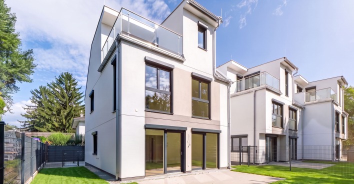 Haus mit Garten | Credit: Glorit Bausysteme
