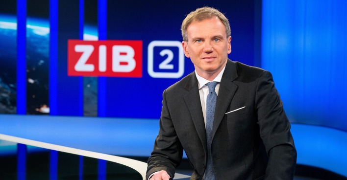 Armin Wolf: Sein erster ORF-Beitrag kam 1992/Wolf im Studio der ZiB2