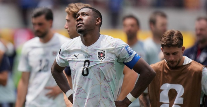 David Alaba im Trikot der Österreichischen Nationalmannschaft während der WM 2026
