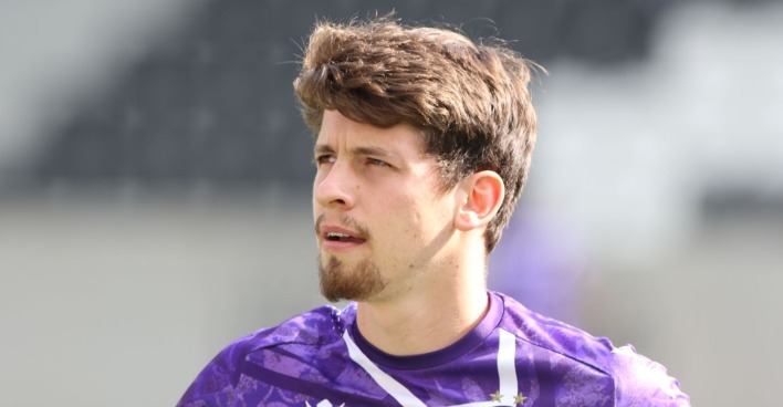 Dominik Fitz auf dem Spielfeld in der österreichischen Bundesliga