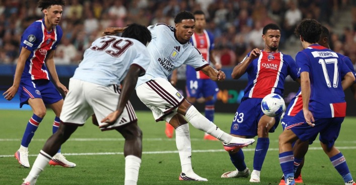 PSG vs. Aston Villa: Zur Halbzeit steht es 1:1.