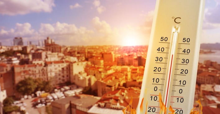 Bis Dienstag und Mittwoch steigen die Temperaturen auf bis zu 40 Grad.