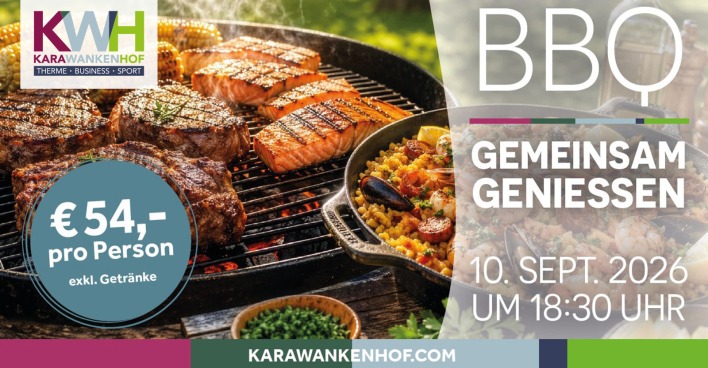 Gemeinsamer Grill-Genuss | Credit: Hotel Warmbaderhof