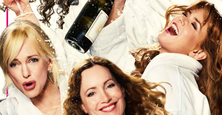 Drei Frauen die lachen