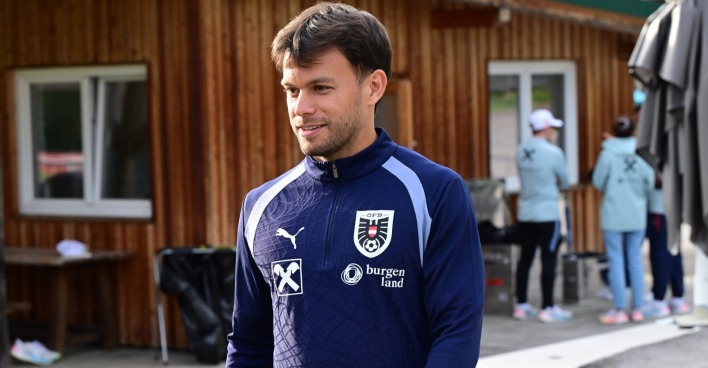 Sascha Horvath (AUT) während einem Training des ÖFB Männer Nationalteams.