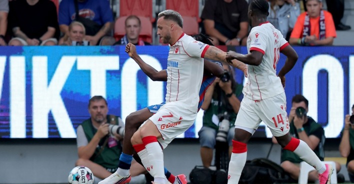 Marko Arnautovic im Spiel gegen Viktoria Pilsen.