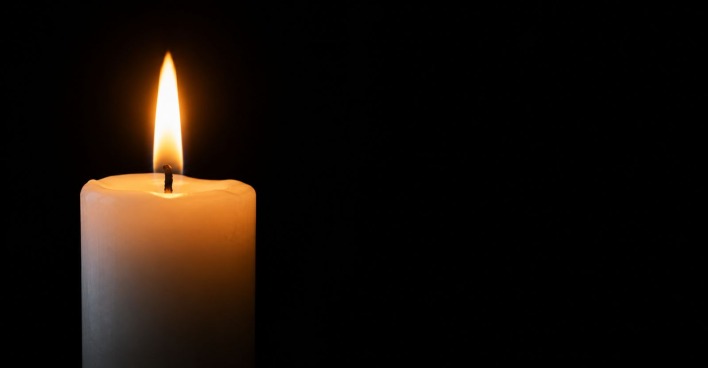 Trauerkerze als Themenbild für den Tod von Radsportler Max Riese
