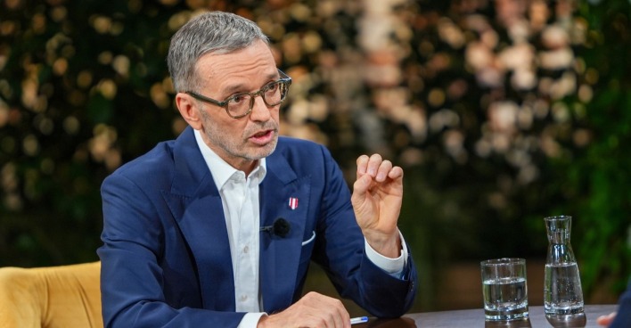 Herbert Kickl beim ORF-Sommergespräch im Gespräch