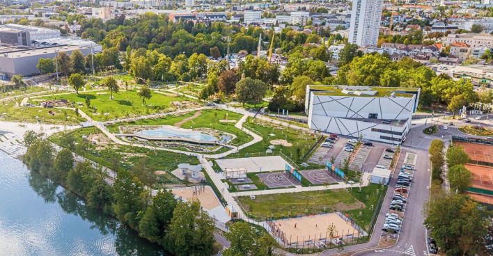 Panorama-Aufnahme von Wels | Credit: Stadt Wels