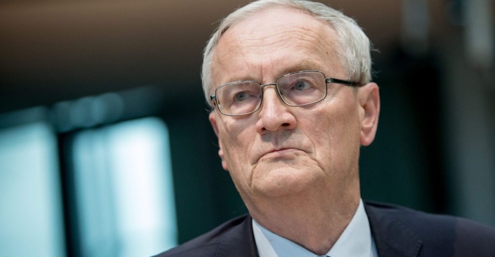 Ex-BND-Chef August Hanning bei einem öffentlichen Auftritt.