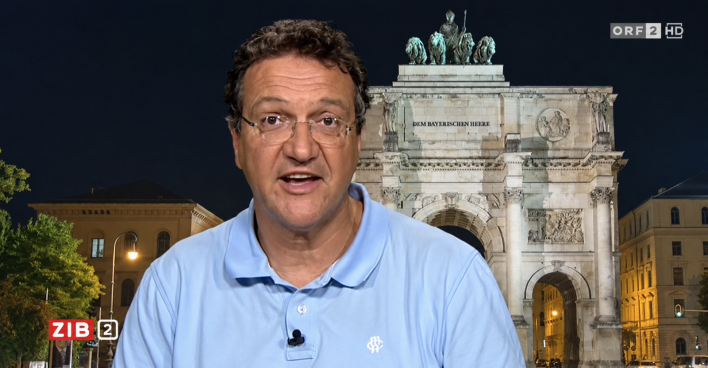 Karim El-Gawhary, ehemaliger ORF-Nahost-Korrespondent, bei einem Auftritt in der ZIB 2. Nach seinem ORF-Abgang feiert der Journalist einen persönlichen Erfolg.