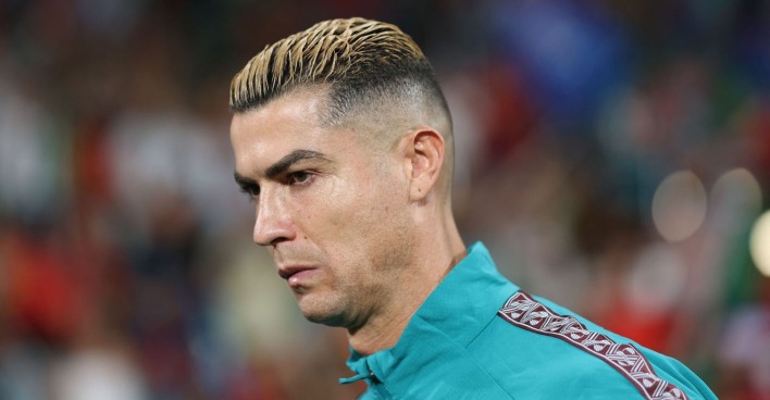 Cristiano Ronaldo nach der überraschenden Abreise aus Portugals Teamcamp, seine Rückennummer 7 trägt nun Rafael Leão.