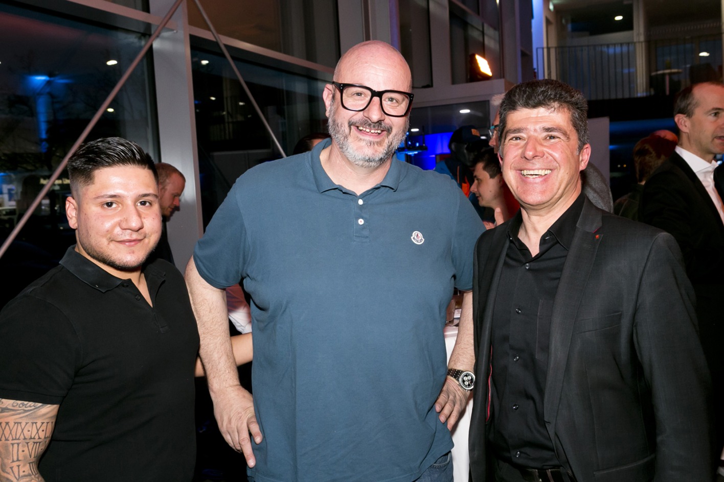 Filip Danilo, Christian Hafner und  Clemens Ender (v. li.)