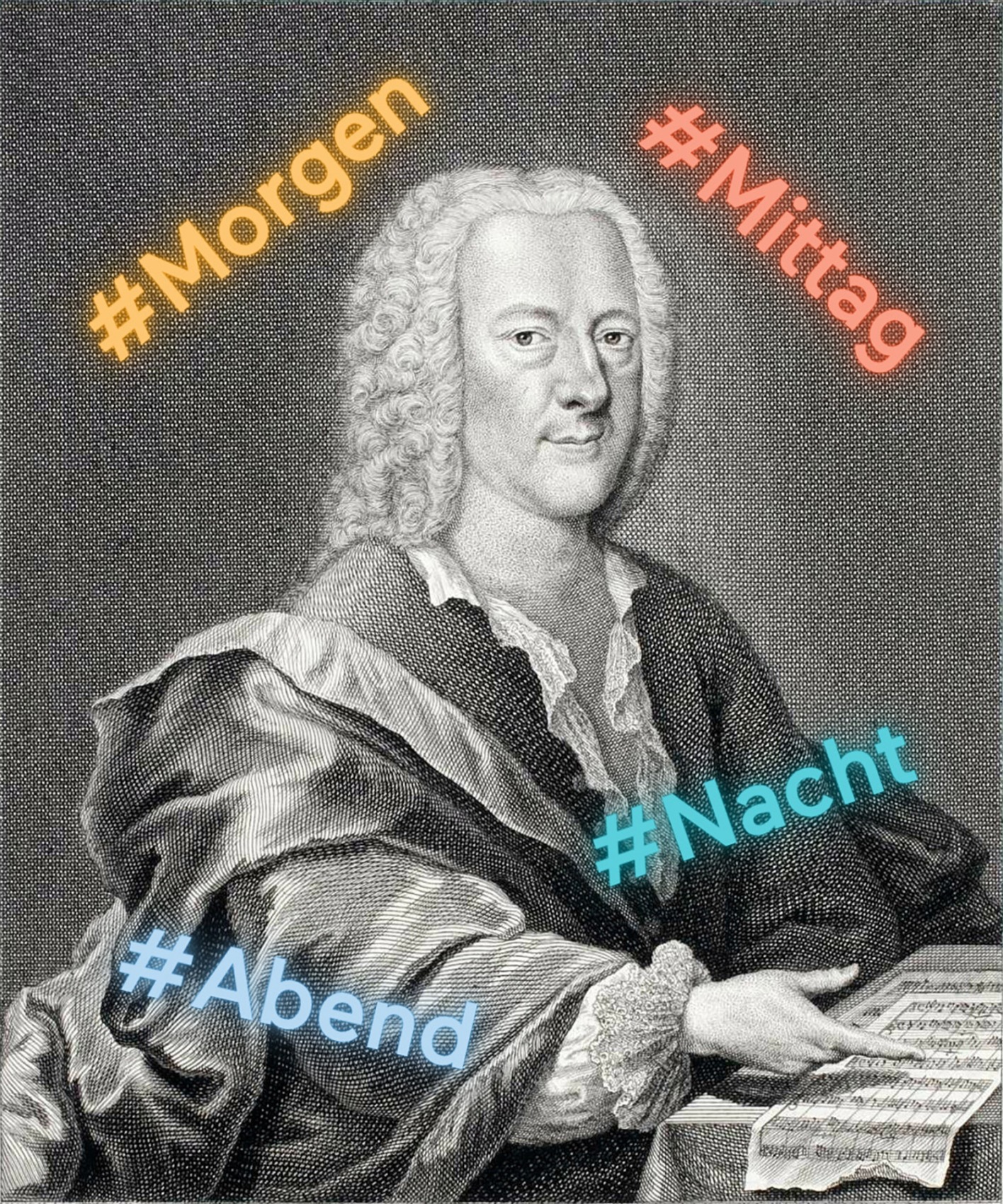 Ankünder-Plakat zu Georg Friedrich Telemann Konzert | Credit: Anton Bruckner Privatuniversität