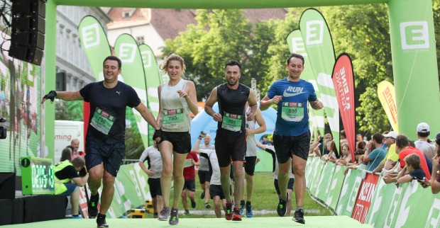 Zieleinlauf beim Grazathlon