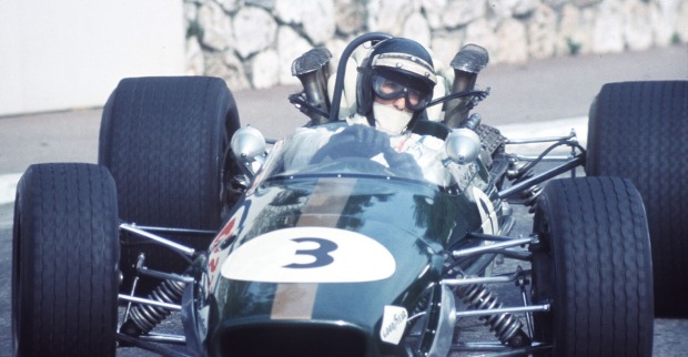 Jochen Rindt im blauen Lotus.