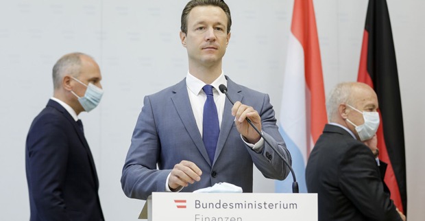 Gernot Blümel am Rednerpult