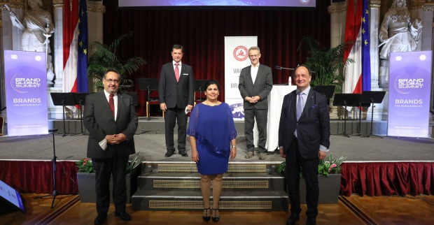 Gästeempfang bei der Gala